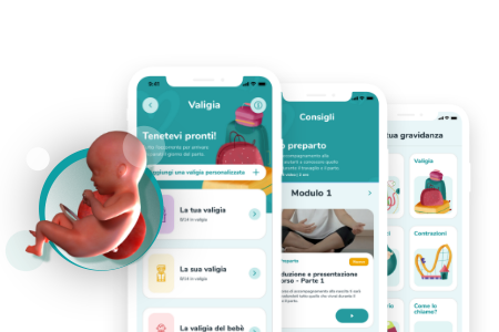 Schermate App Coccole Pampers