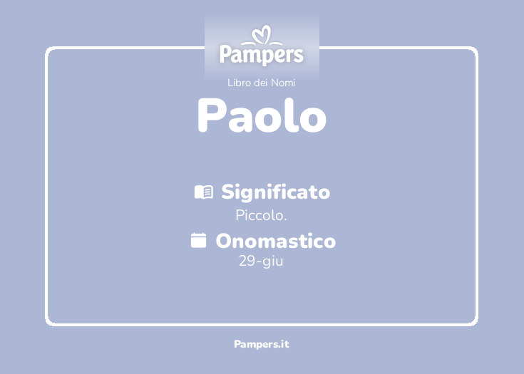 pampers childs book name
