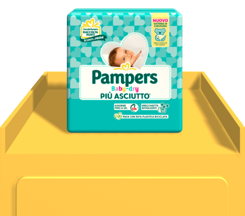 Pampers Babydry Taglia 1 Newborn 2-5 Kg • Contenuto: 24 Pannolini PAMPERS -  2730777