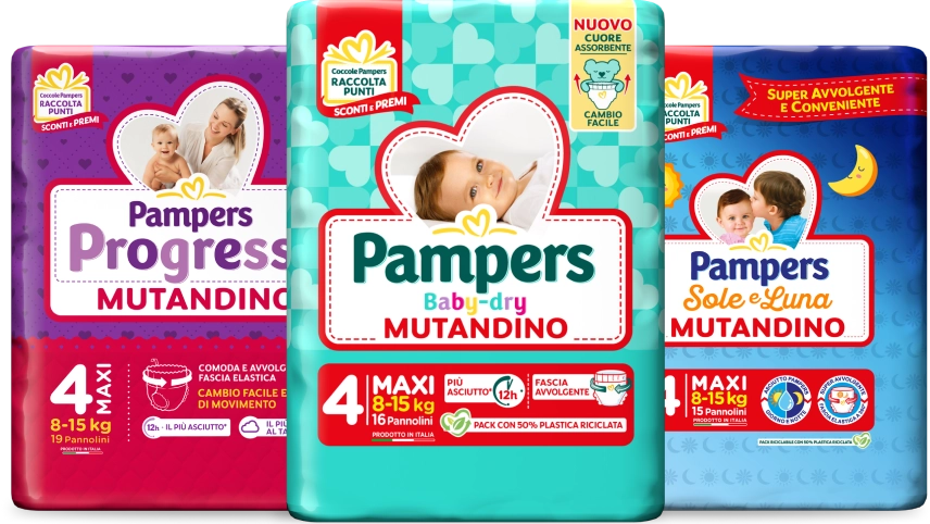pampers mutandino