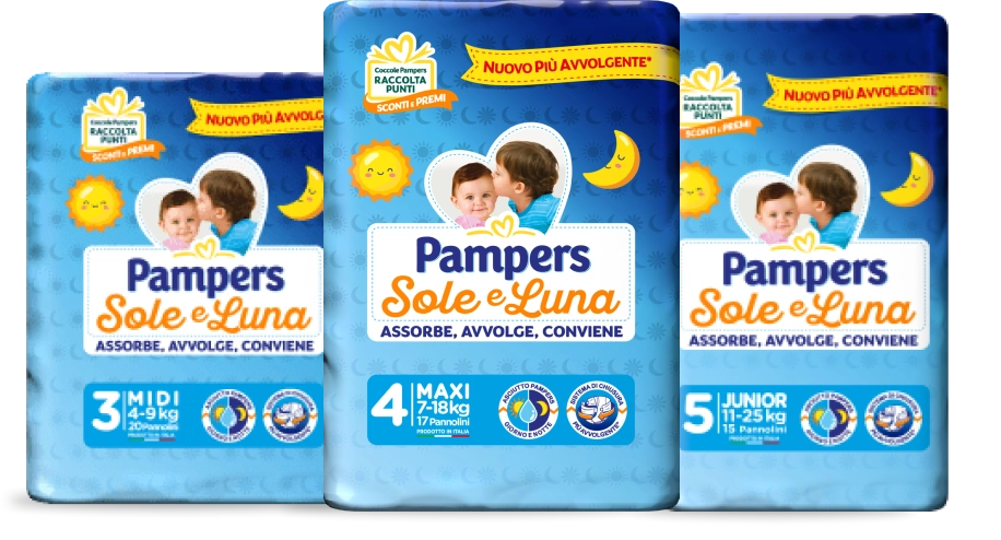 pampers sole e luna