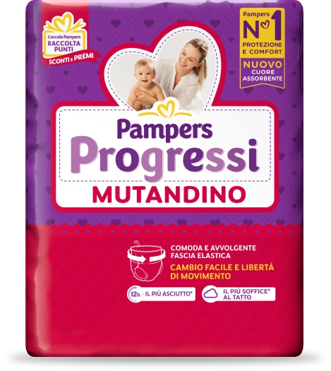 pampers progressi mutandino