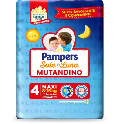 Pampers Sole-Luna Mutandino Maxi