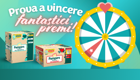 GIRA LA RUOTA CON PAMPERS BABY DRY