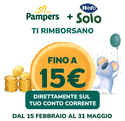 Il cashback Pampers riparte!
